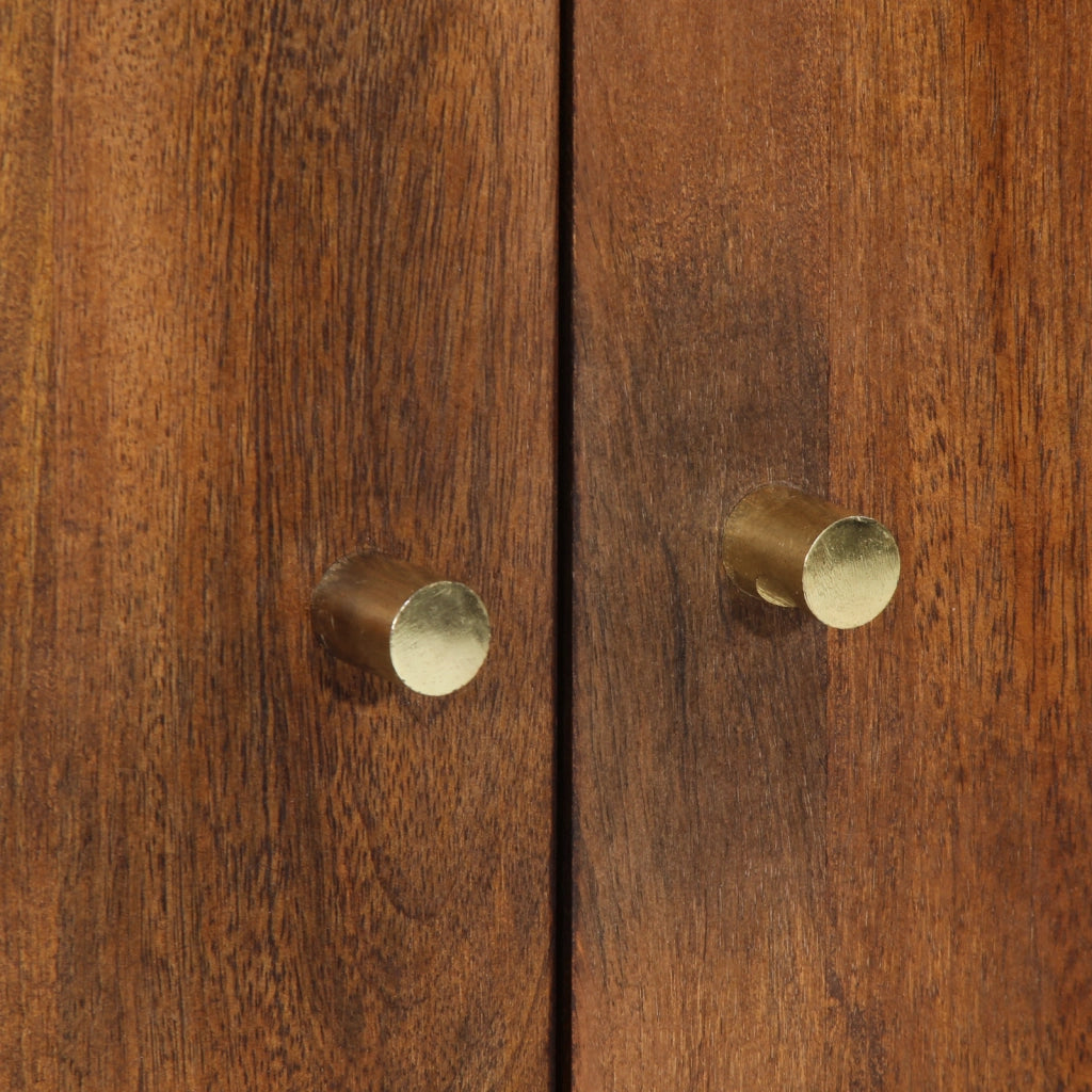 Credenza Marrone 60 x 33 x 100 cm Legno di mango massello 4018766