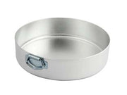 TORTIERA CILINDRICA ALTA IN ALLUMINIO CON ANELLO  cm.32