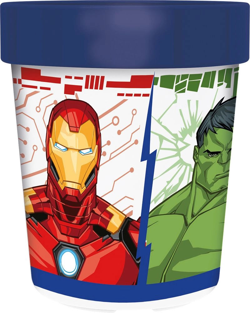 Bicchiere per bambini in plastica Avengers 260 ml