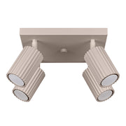 Lampada da soffitto KARBON 4 taupe