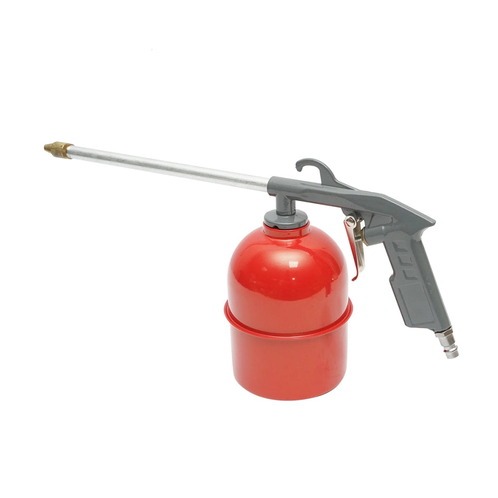 Pistola pneumatica insonorizzata per lavaggio, serbatoio da 950 ml, pressione 4-6 bar