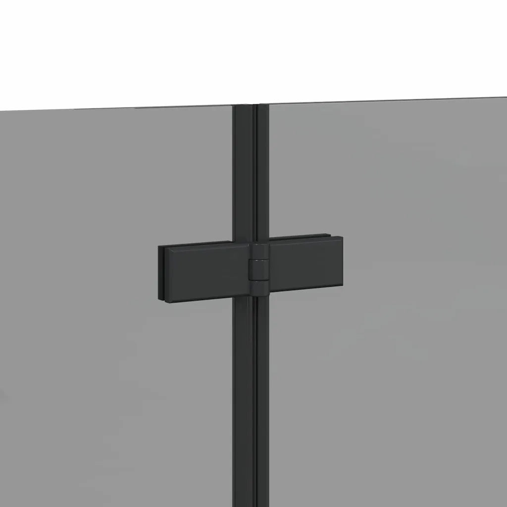 Involucro Doccia Nero 120 x 68 x 130 cm Vetro ESG e Alluminio CFW4059131