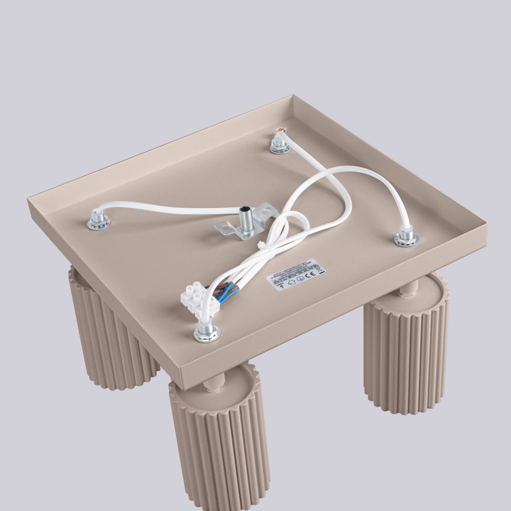 Lampada da soffitto KARBON 4 taupe