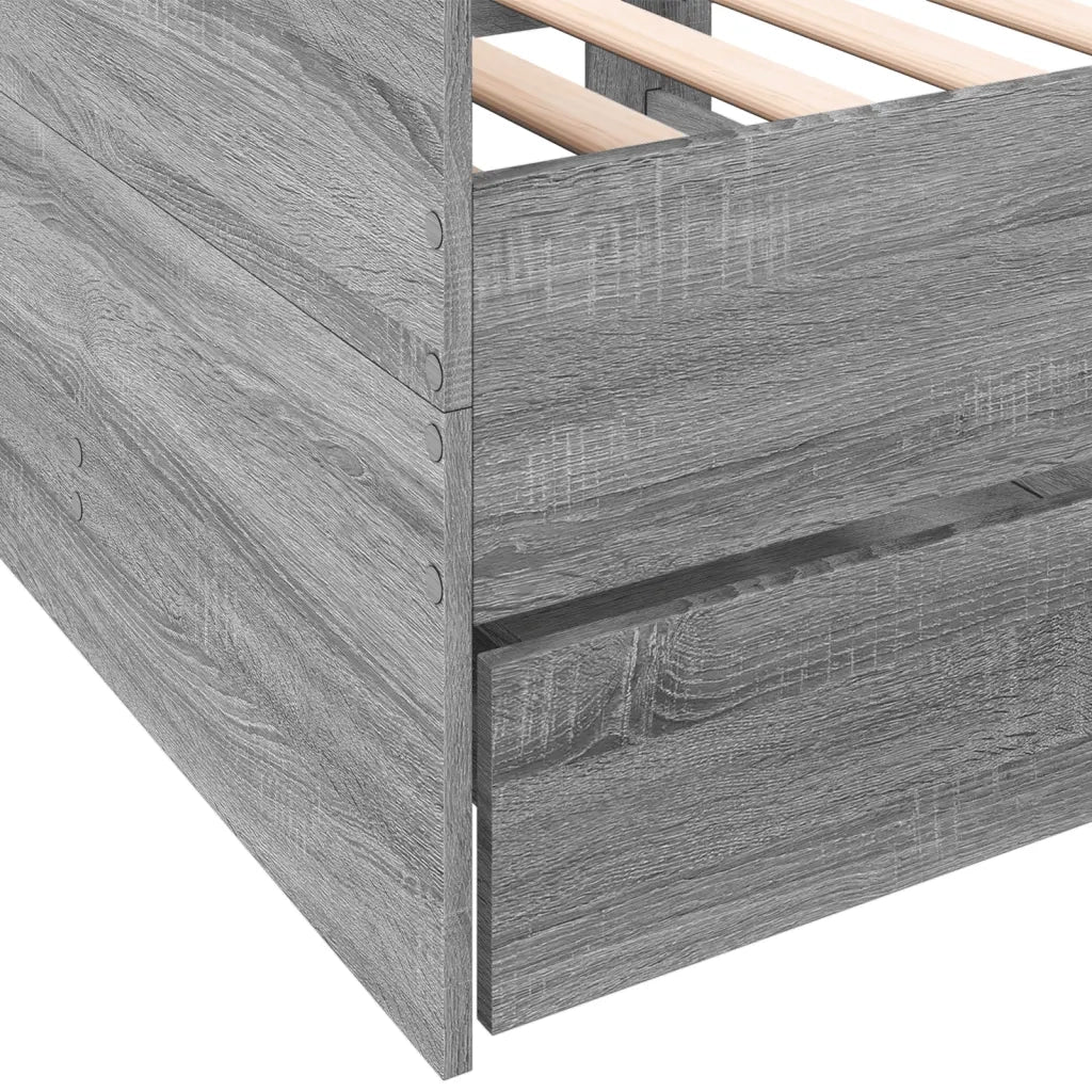Divano Letto con Cassetti senza Materasso 90x190 cm