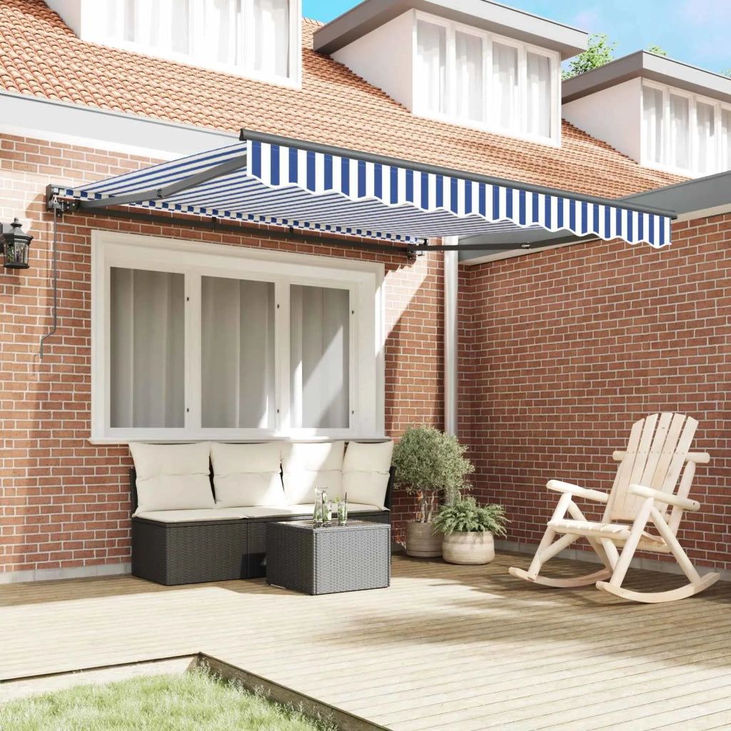 Struttura della tenda Blu e Bianco 350 x 250 cm 3330199