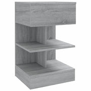 Comodino | Armadio da Notte | Mobiletto da notte Grigio Sonoma 40x35x65 cm in Legno Multistrato