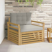 Divano da esterno-Divano da Giardino Poliestere Bianco 970722