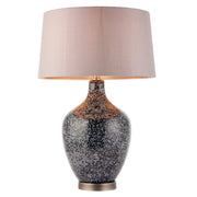 Lampada da tavolo decorativa ILSA Endon vetro nero/grigio E27 40W