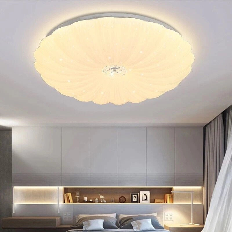 Plafoniera Lampadario da soffitto Luce Led 46W con Telecomando Timer Dimmerabile