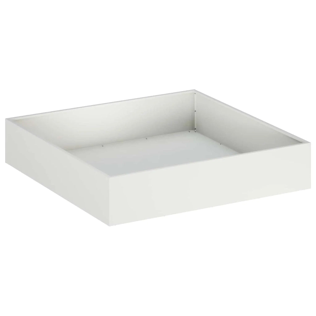 Vaso da giardino 2 pz Bianco 100 x 100 x 20 cm 8005025