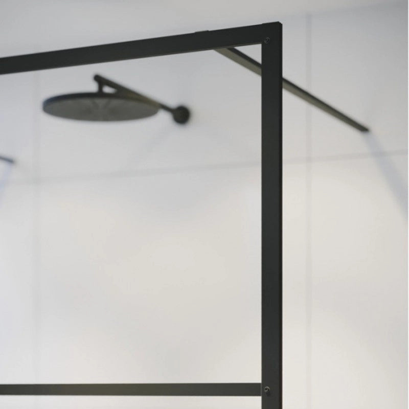 Box doccia walk-in con aletta fissa GRID 402 RIHO 100x200 cm