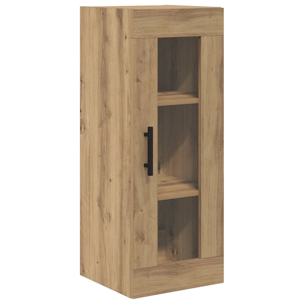 Credenza con Cassetto-Buffet-Armadio da cucina Rovere artigianale 69,5 x 34 x 180 cm 863660