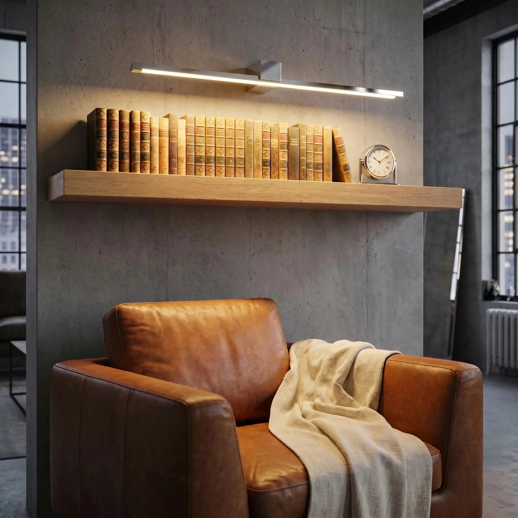 Applique Da Bagno Led Swe042-1w 80 Cm Chrome