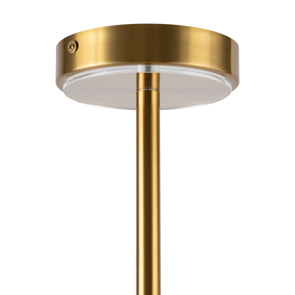 Maytoni lampadario contemporaneo Arco 6 luci G9 ottone metallo vetro