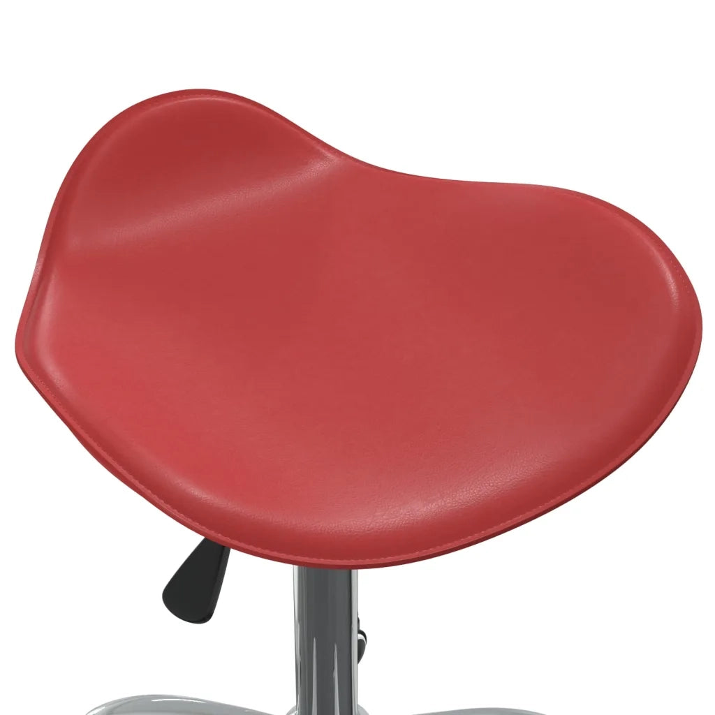 Sgabello da Salone Spa Rosso Vino in Similpelle 323689