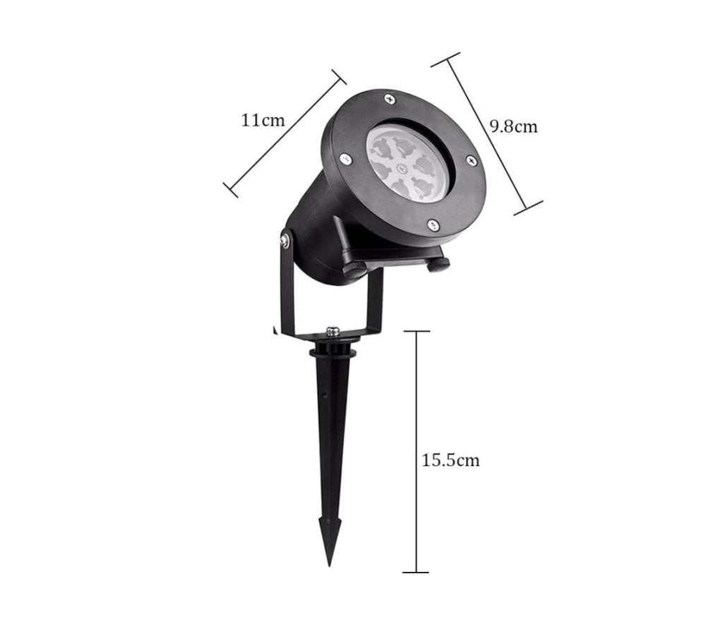 Proiettore luci led laser 6W da esterno IP65