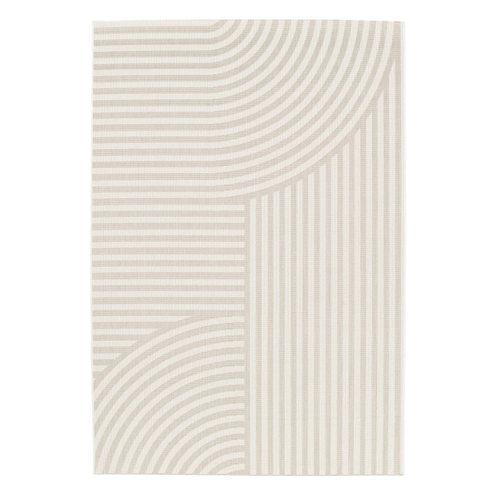 Tappeto per interni/esterni ad archi beige 120x170cm i sweeek
