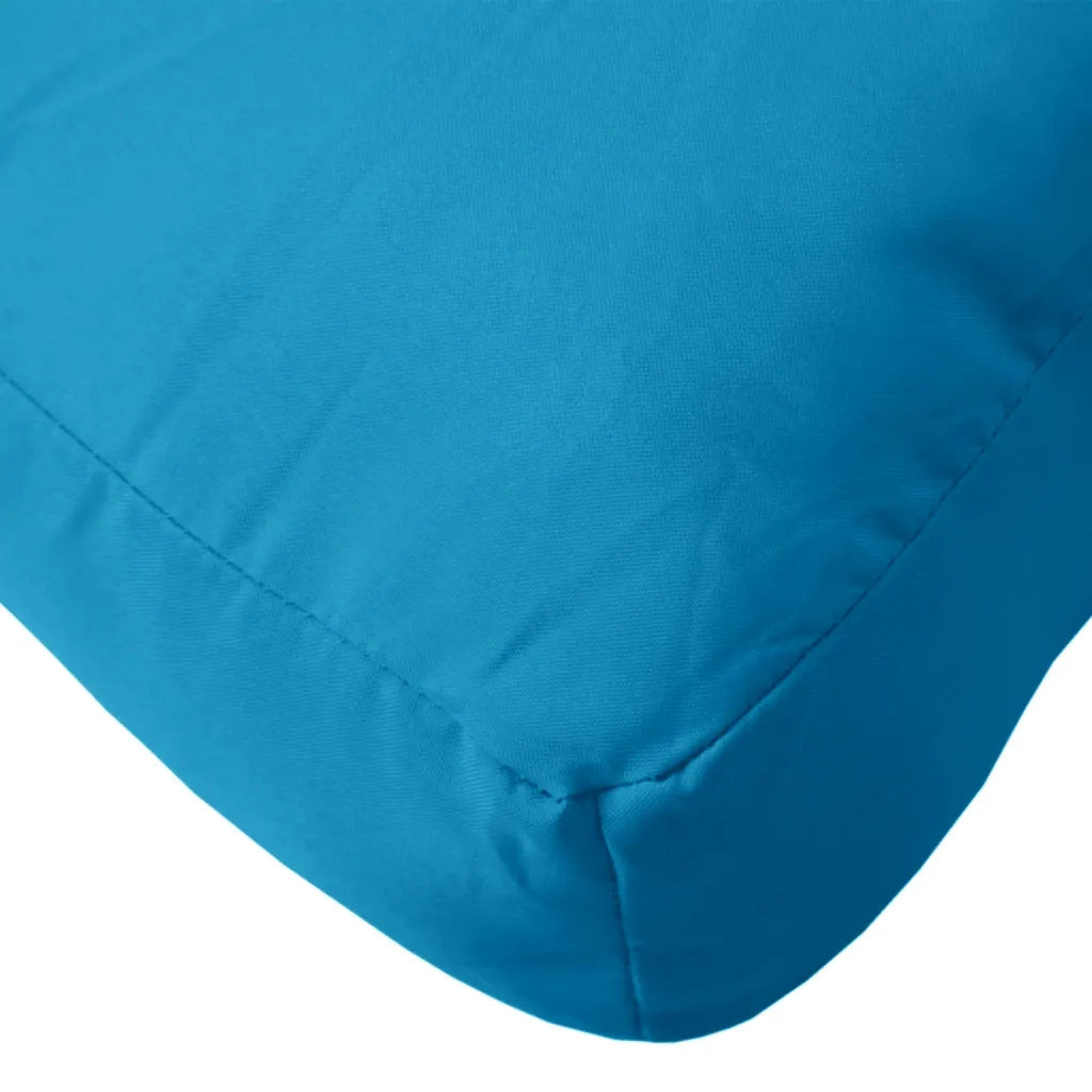 Cuscini per Pallet 2 pz Azzurro in Tessuto 360926