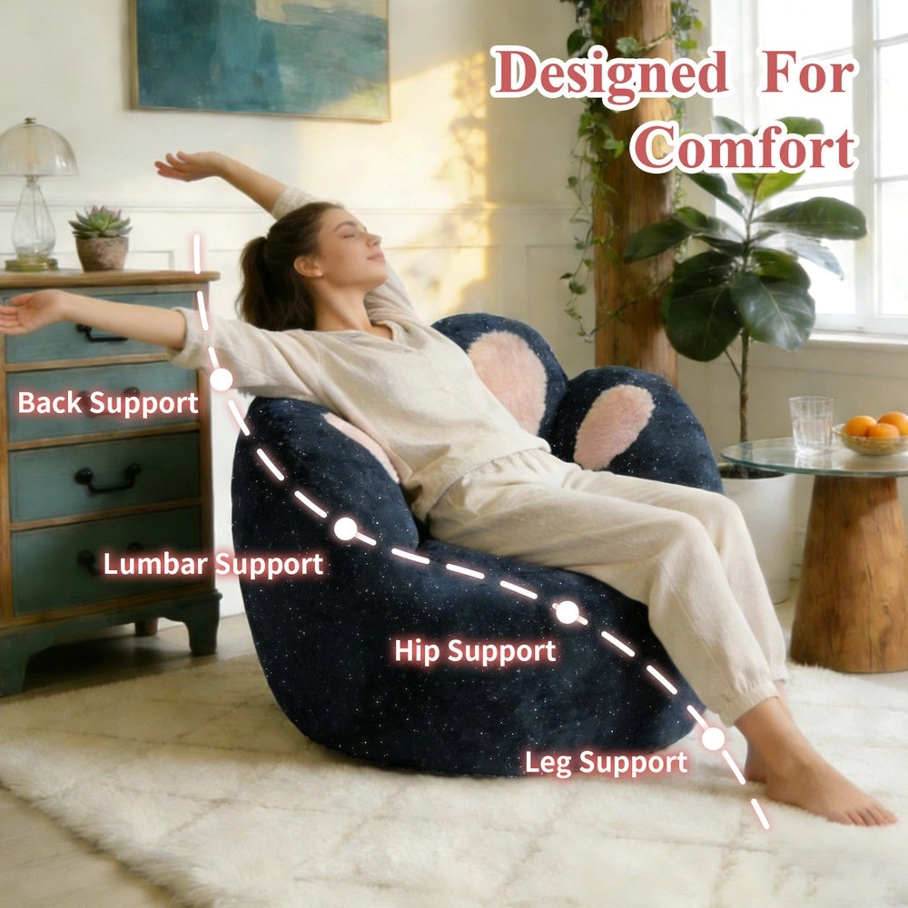Poltrona Design con Contorno Curvo ¨C MINIMAL ¨C Tessuto