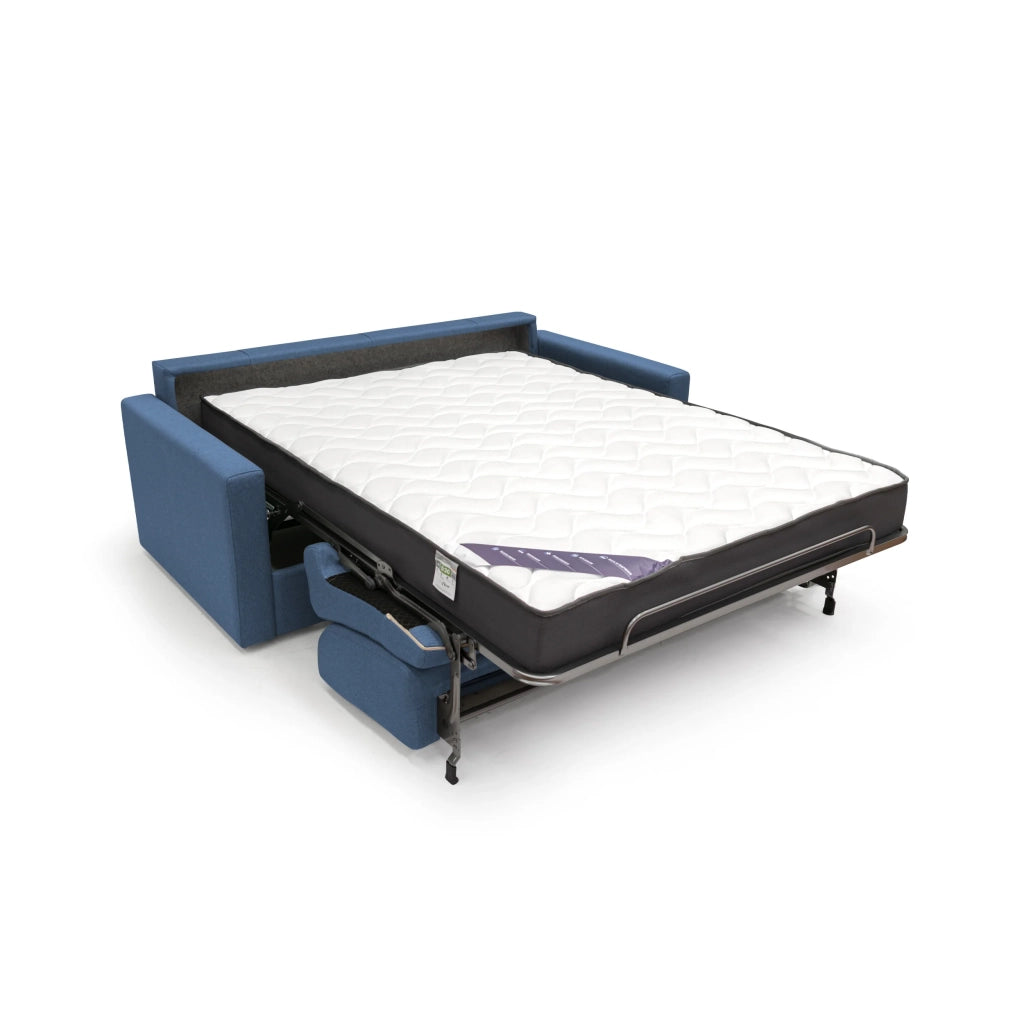 Chris Divano letto matrimoniale tessuto impermeabile 186 cm blu