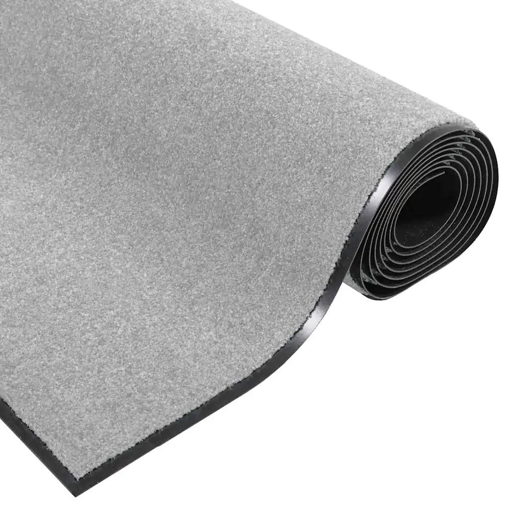 Zerbino | Tappetino Grigio e Nero 120 x 250 cm 100% Poliammide