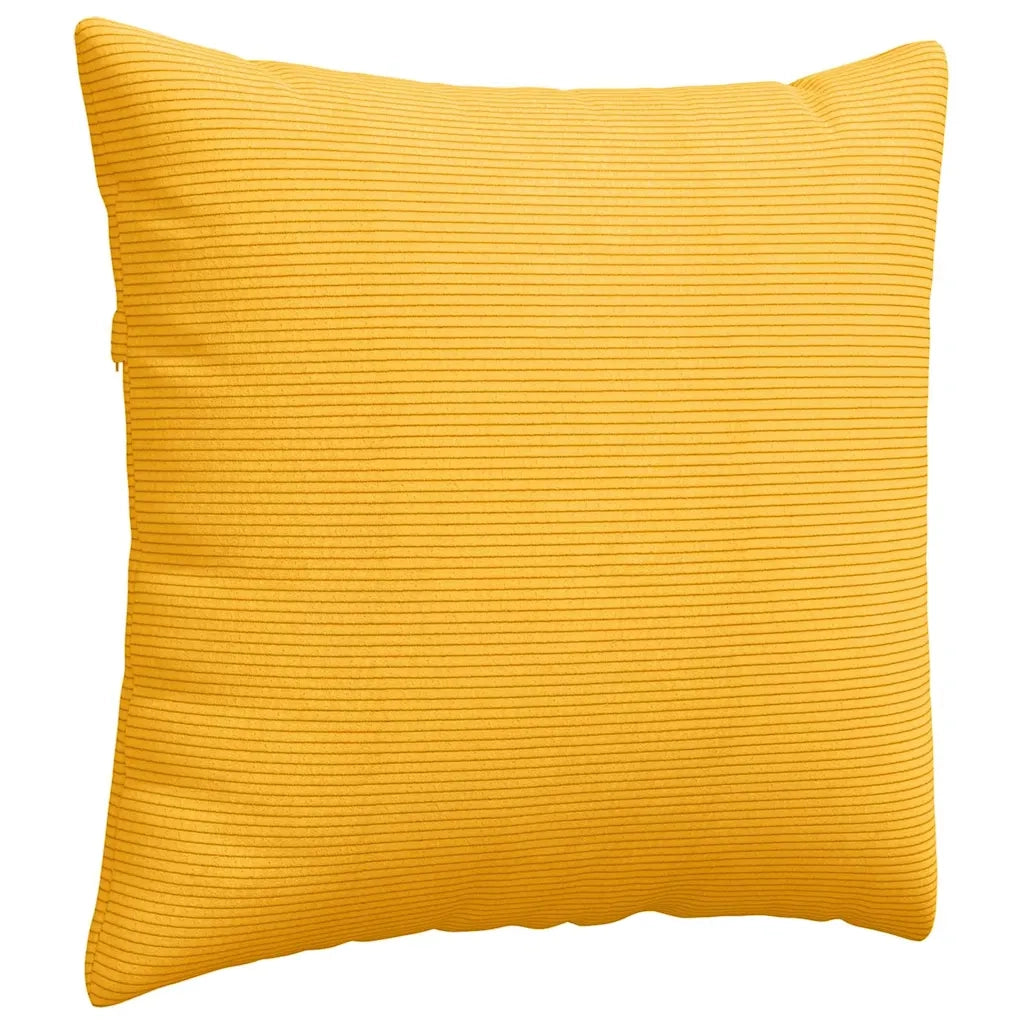 Cuscini da Divano 2 pz | Cuscini per sedie Giallo Chiaro 45 x 45 cm