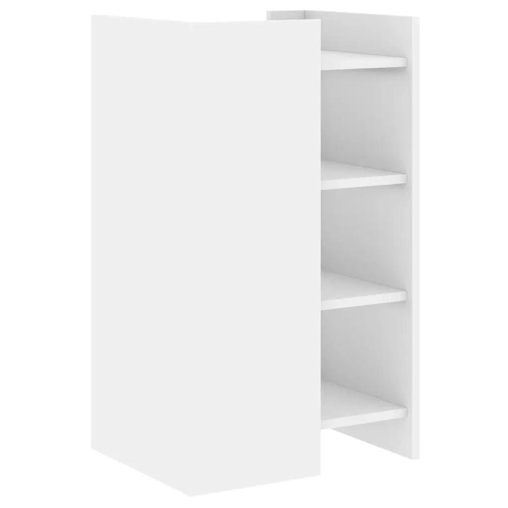 Credenza Bianca 45x35x75 cm in Legno Multistrato 848381