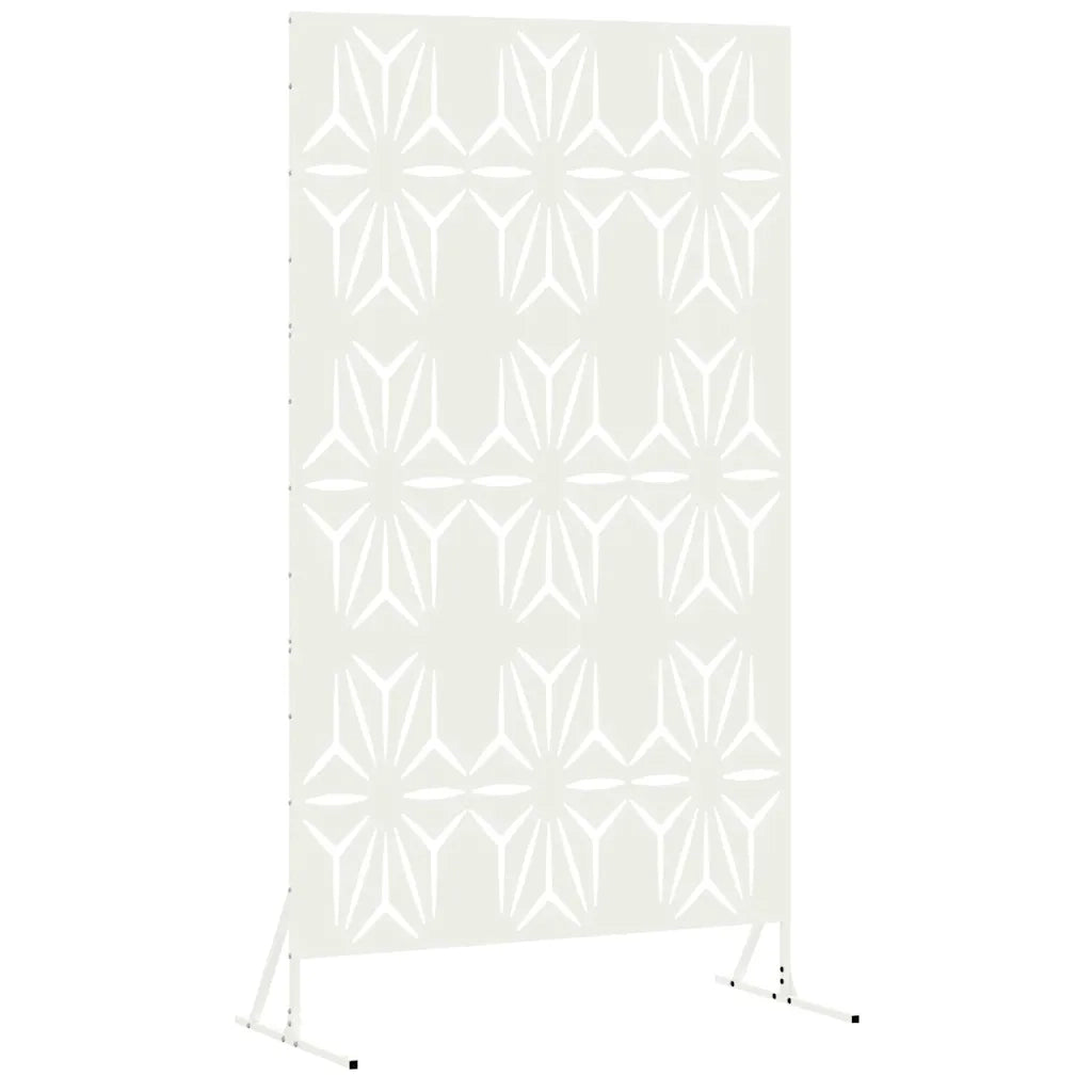 Schermo per Privacy Bianco 100 x 50 x 180 cm Acciaio