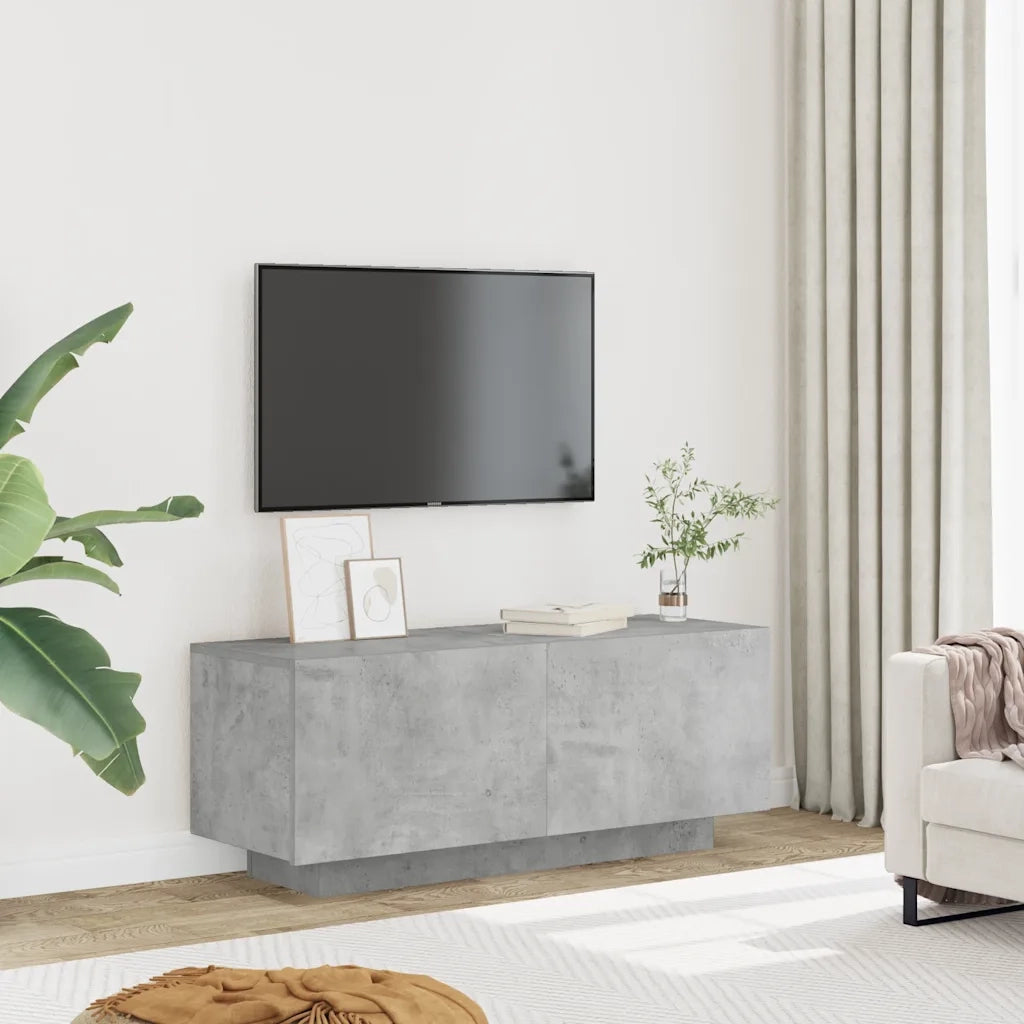 Mobile per TV-Credenza TV-Console TV Grigio Cemento 100x35x40 cm Legno Multistrato 326563