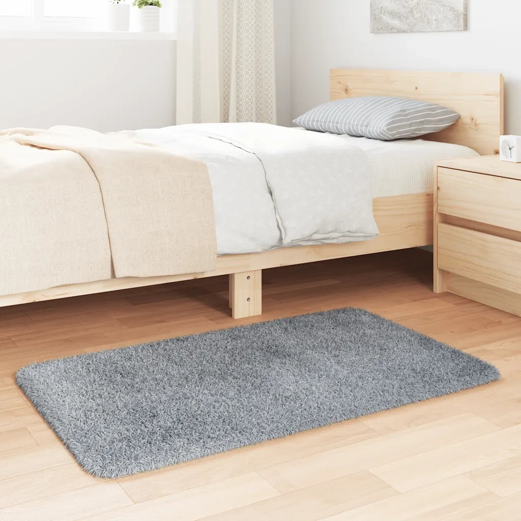 Tappeto del soggiorno | Tappeto Shaggy a Pelo Lungo NAVARRA Grigio Chiaro 60x100 cm
