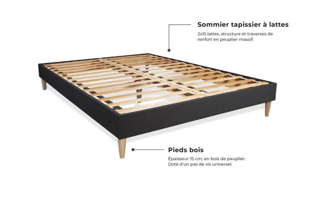 Set materasso e base 160x200 cm - Balmoral