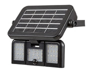 Faretto solare LED 9,6W con sensore Lihull nero Rabalux