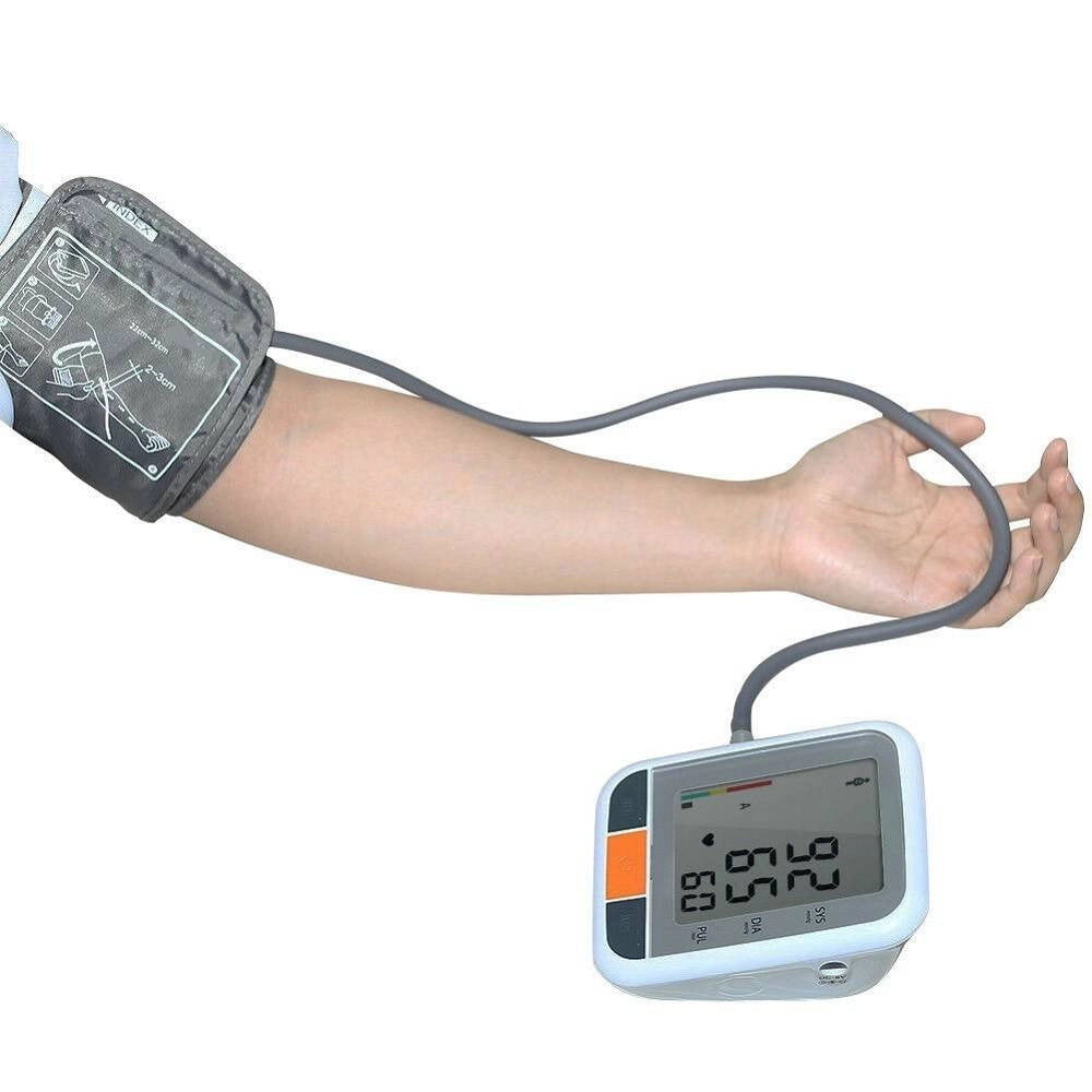 Trade Shop - Misuratore Pressione Sanguigna Sfigmomanometro Automatico Da Braccio Aritmia -