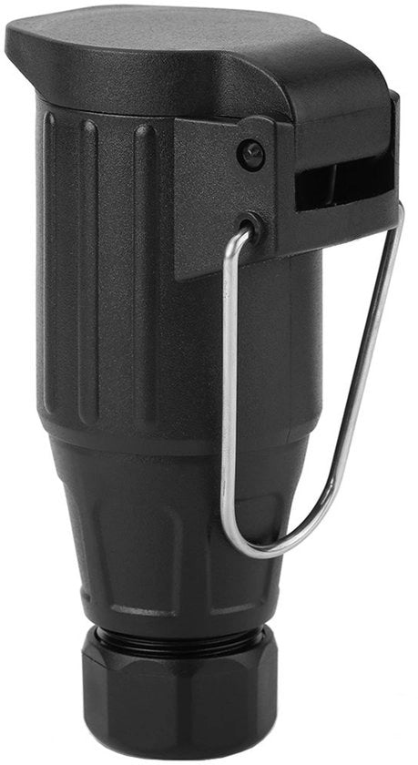 Connettore di trailer 12V 13-pins - Connettore in plastica - Adattatore per caravan - Trazione - Connetti le luci - Dimensioni 47 x 125 x 30 mm - Connettore di trailer