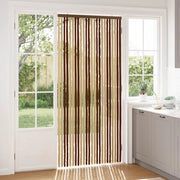 Tenda per insetti in chenille Marrone e Beige 100 x 220 cm 42034450