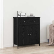 Credenza Rovere Nero 70 x 30 x 80 cm Legno multistrato 863159