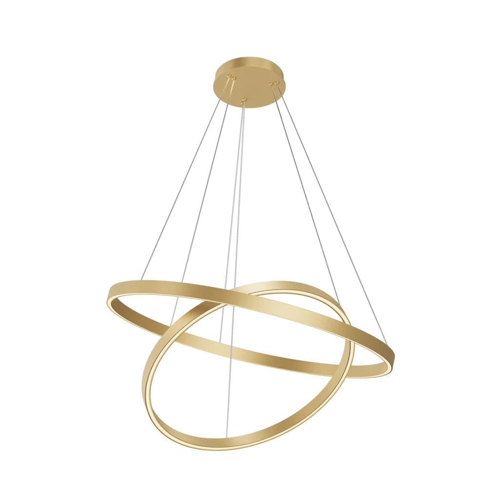 Maytoni Sospensione Moderna Rim 1 luce LED integrato ottone alluminio