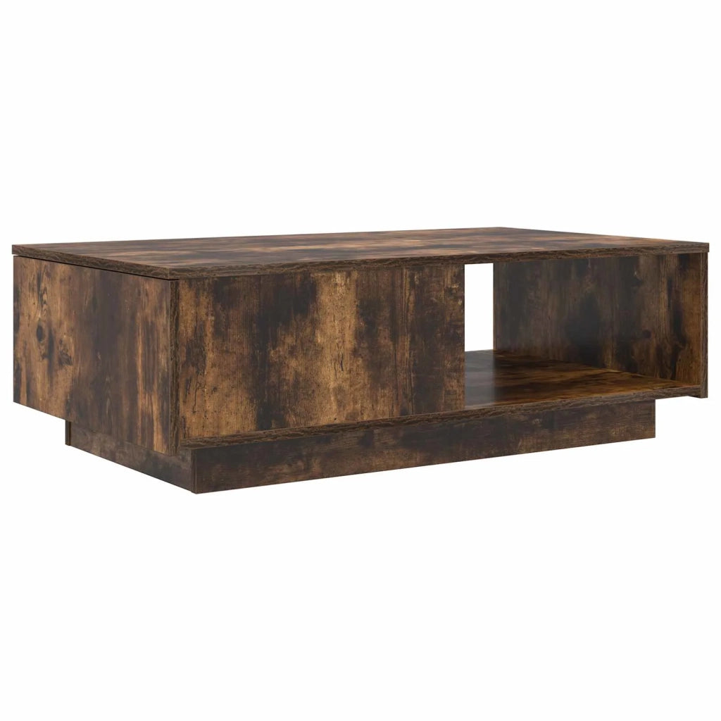 Tavolino da salotto con cassetto Rovere fumé 95 x 55 x 31 cm 8000184