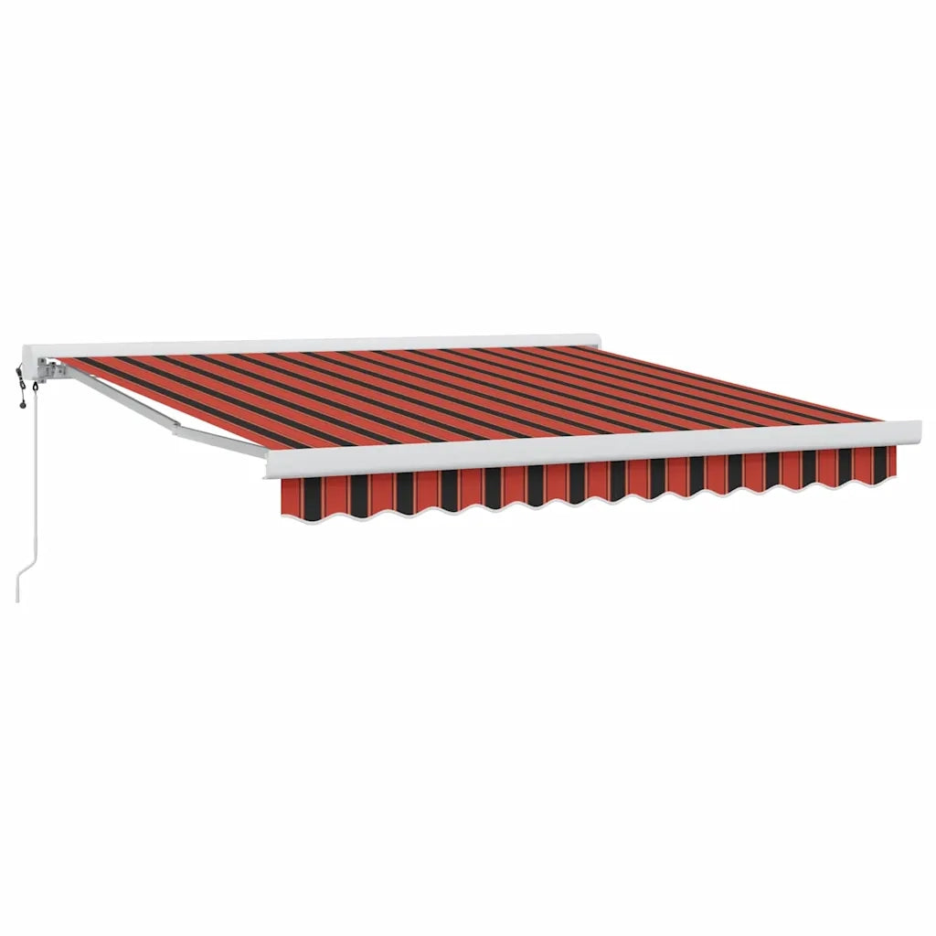 Tenda da Sole Rosso e Nero 350 x 250 x 165 cm 3330238