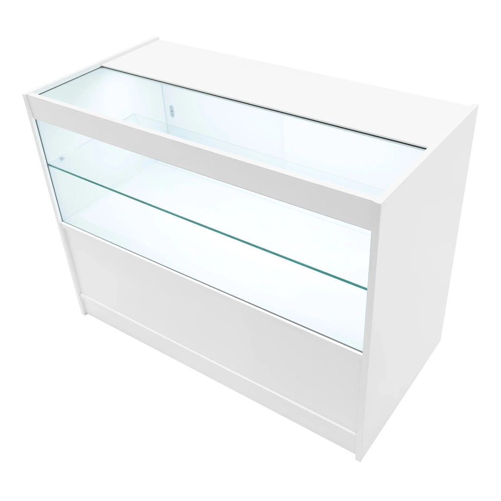 Set Banconi Bianco Eclipse LED 2 x C1200 LM60 TB60 con Serrature e Vetrina