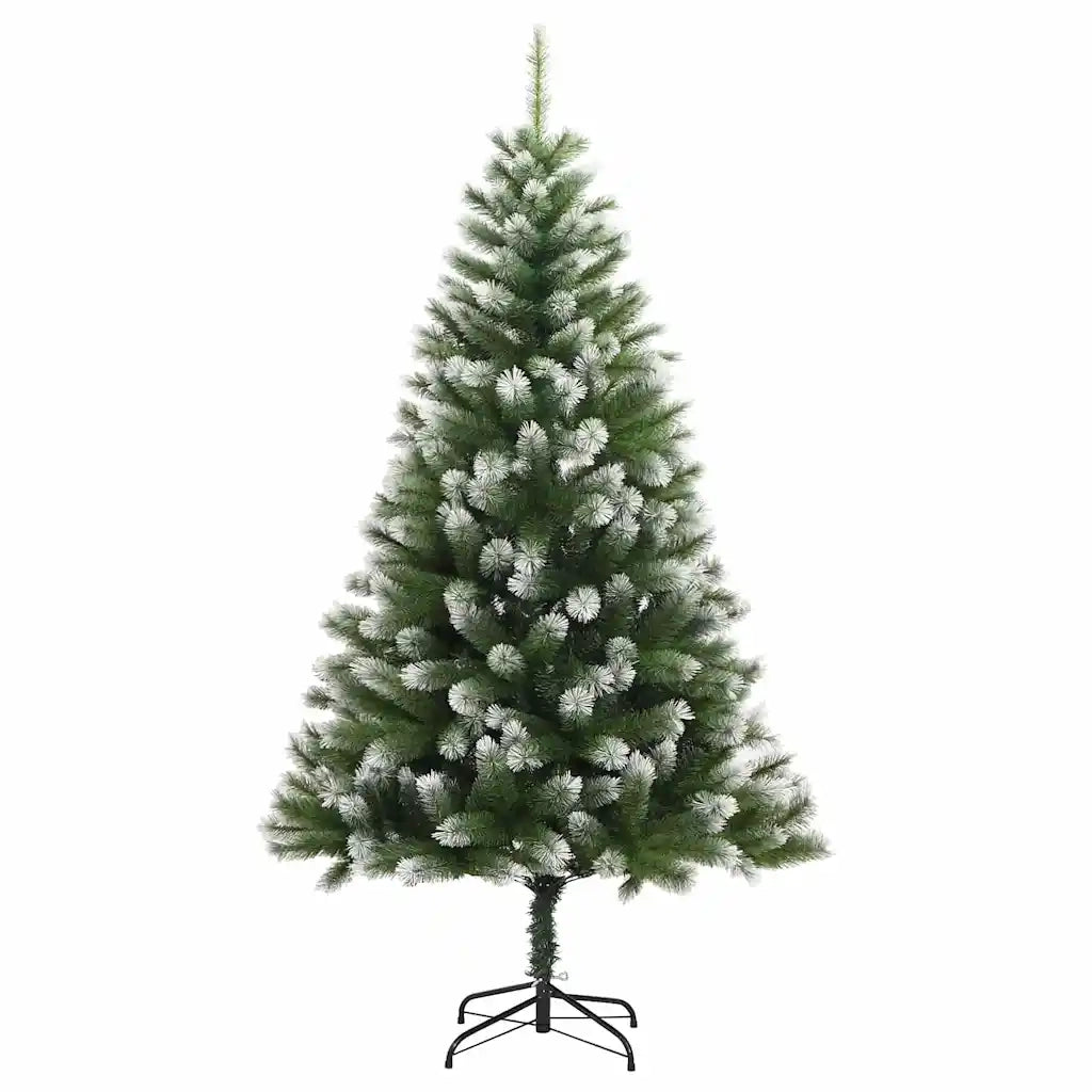Albero di Natale artificiale a cerniera con neve fioccata 3395437