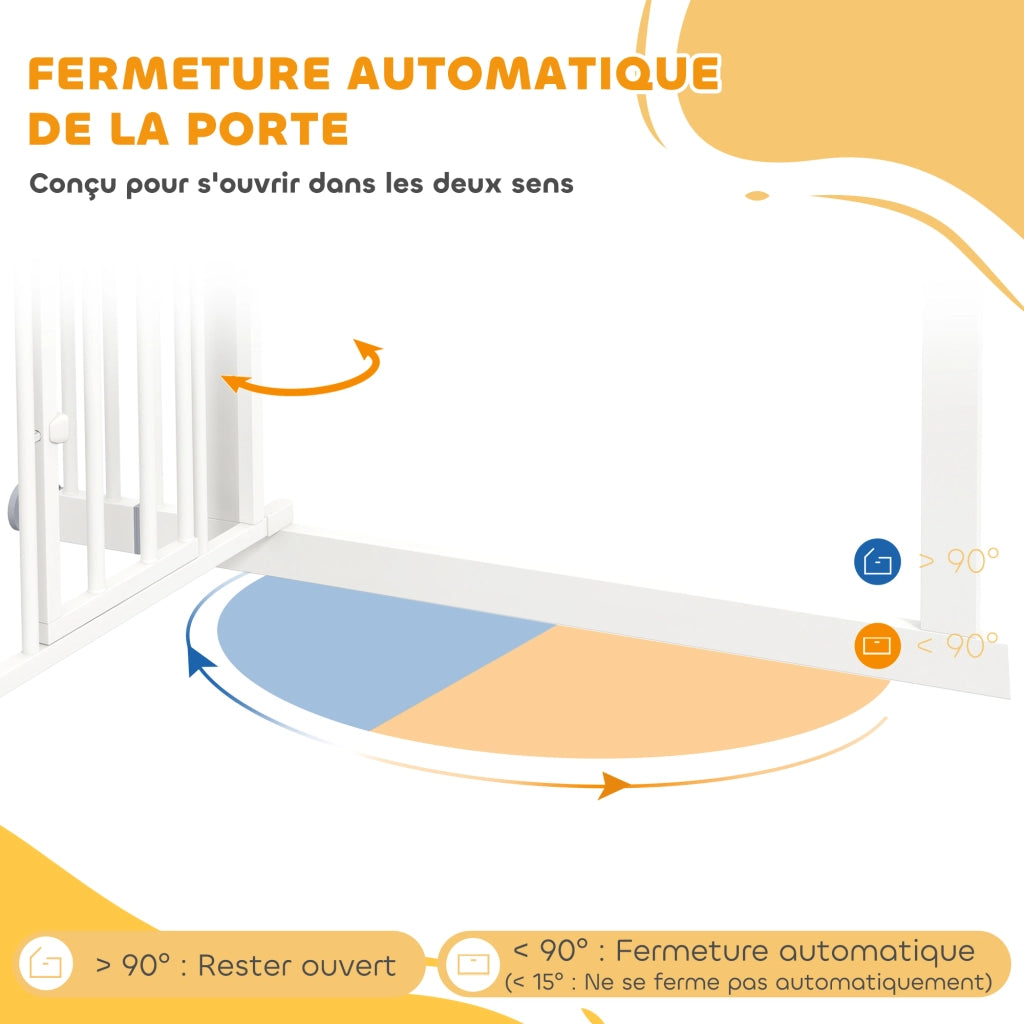 Barriera di Sicurezza per Animali ¨C Minimal ¨C Bianco 104.1xH cm