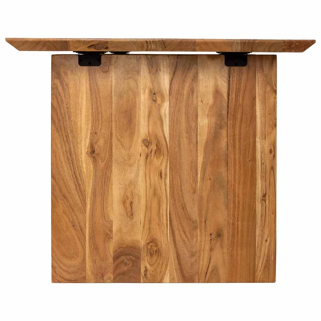Tavolo da pranzo in legno marrone 160x90x76h cm