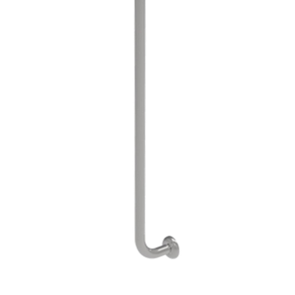 Corrimano verticale di 130 cm in inox lucido