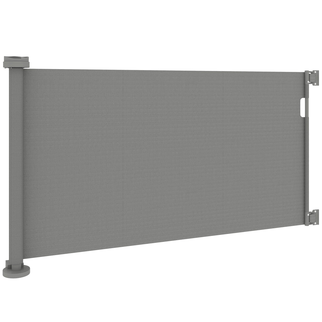 Cancello di Sicurezza per Scale Regolabile ¨C Zephmum ¨C Grigio 87x136x10 cm