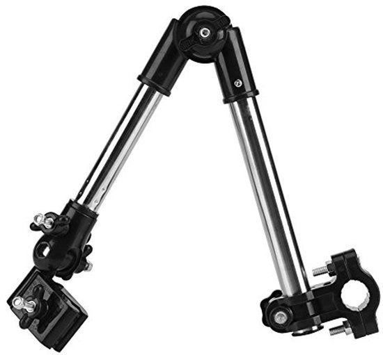 Supporto per ombrellone flessibile - Stabilizzatore per ombrellone - Sostegno per parapluie - Materiale in acciaio inossidabile - Adattabile a diverse larghezze - Regolazione telescopica