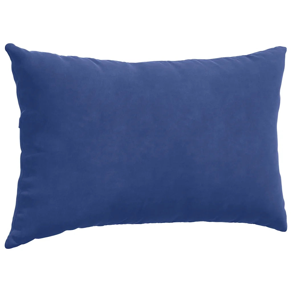Cuscini da Divano 2 pz | Cuscini per sedie Blu Polizia 50 x 30 cm Tessuto in Cords