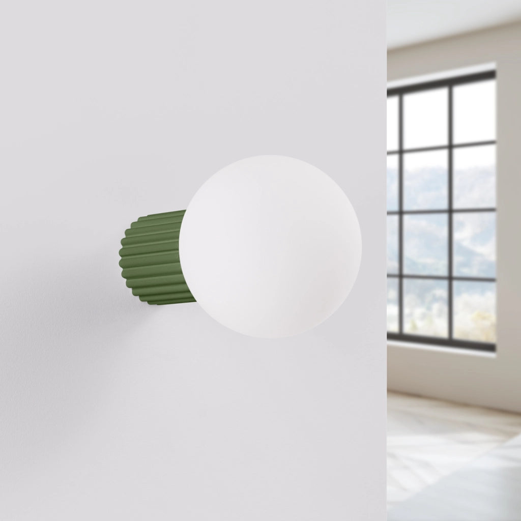 Lampada da parete HALO verde oliva IP44