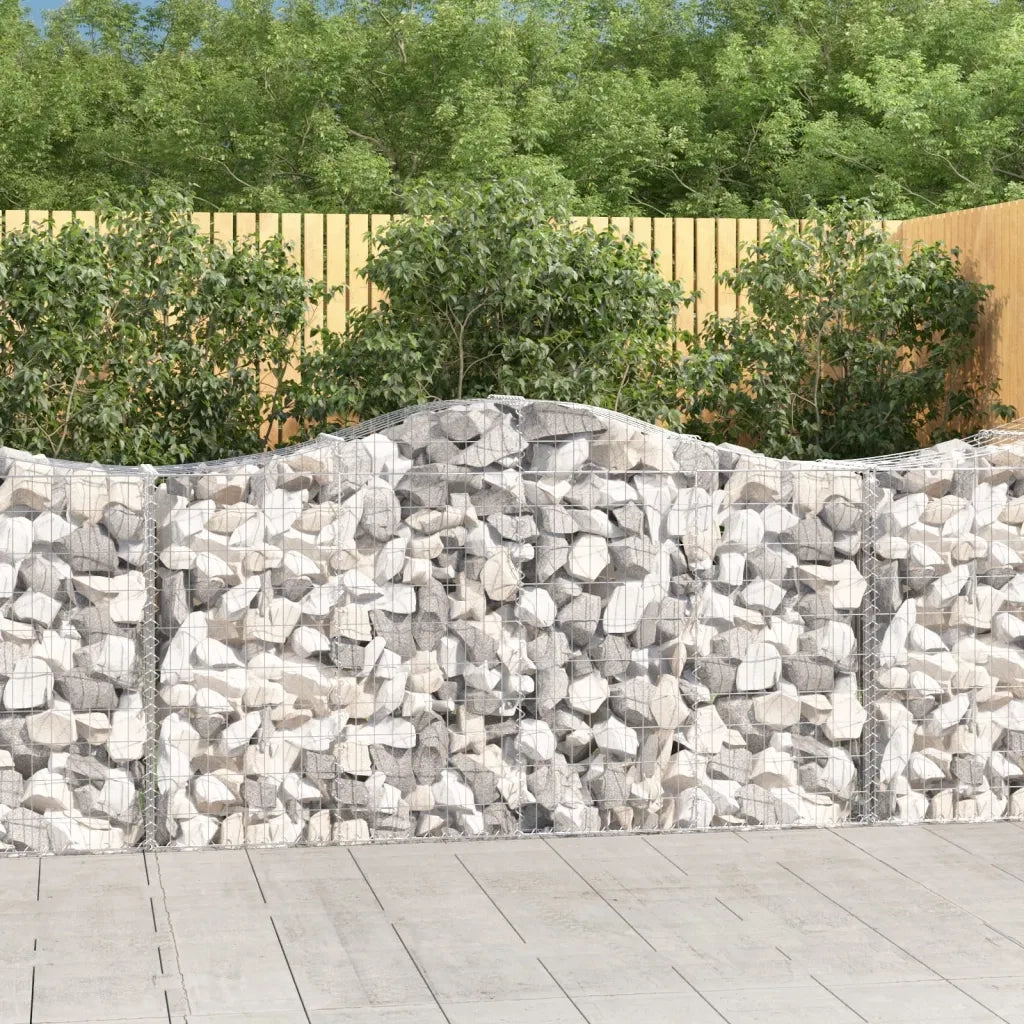 Cesto Gabbione ad Arco 200x50x100/120 cm Ferro Zincatocod mxl 97056