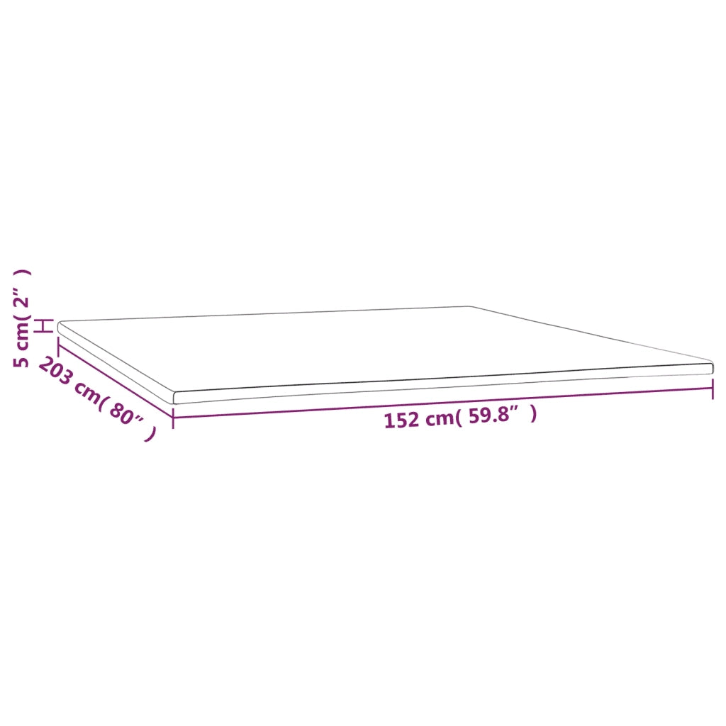Coprimaterasso 152x203x5 cm Queen 347918